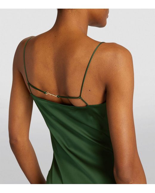 Jacquemus Green Charm Logo Notte Dress
