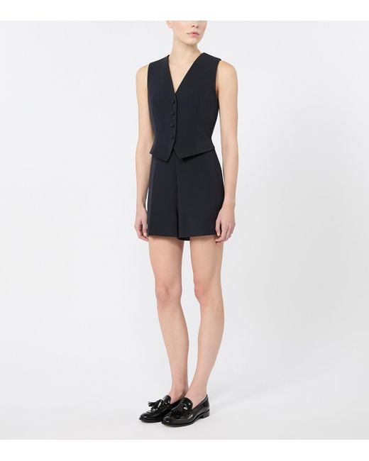 Max Mara Black Cady Jumpsuit