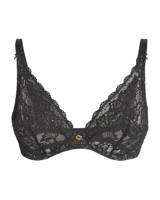 Aubade Women's Black Lace Rosessence Triangle Bra