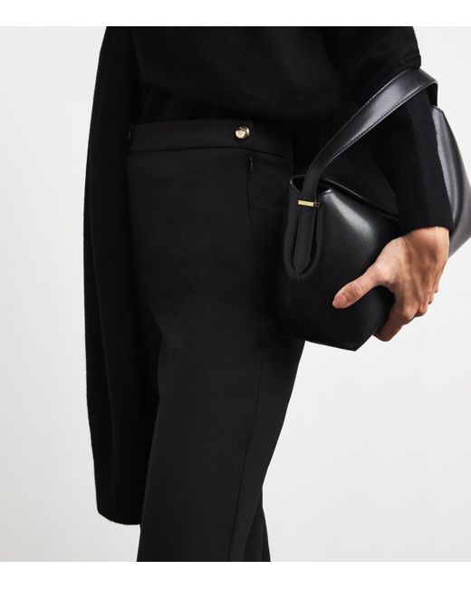 Sandro Black Flared Trousers