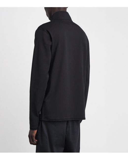 vuori Black Quarter-Zip Ponto Sweatshirt for men