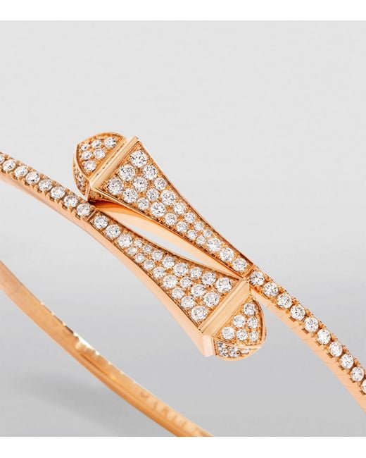 Marli New York White Midi And Diamond Cleo Slip-On Bracelet