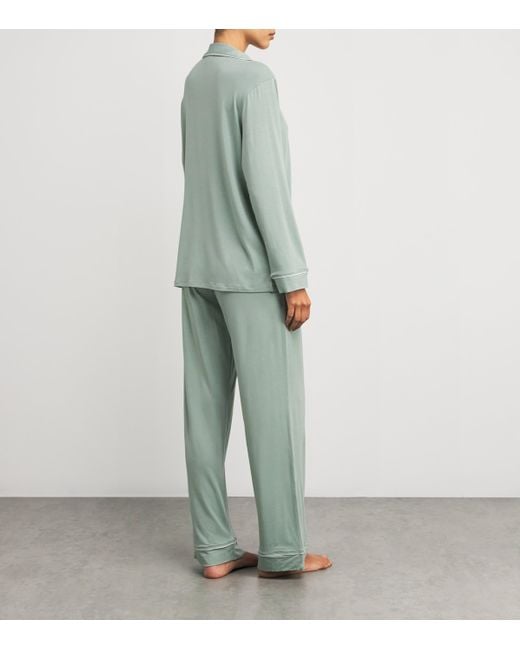 Eberjey Green Gisele Long Pyjama Set