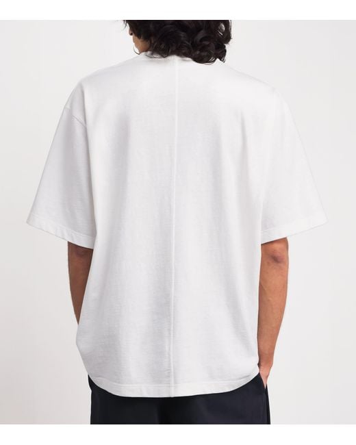 The Row White Steven Cotton T-Shirt for men