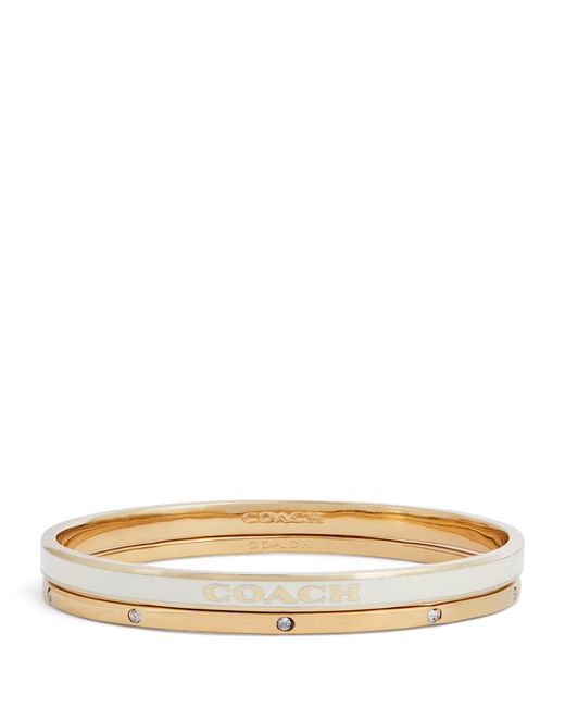 COACH Quilted C Bangle Bracelet - Macy's