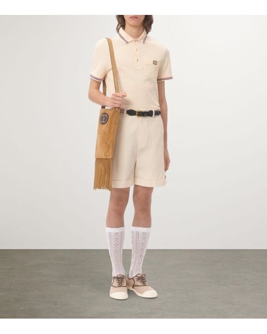 Valentino Natural Vlogo Signature Polo Shirt for men