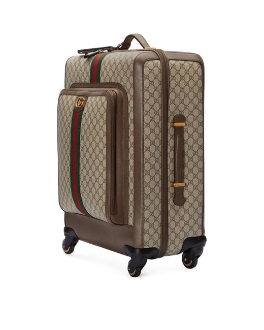 Gucci Brown Medium Savoy Cabin Suitcase (64cm)