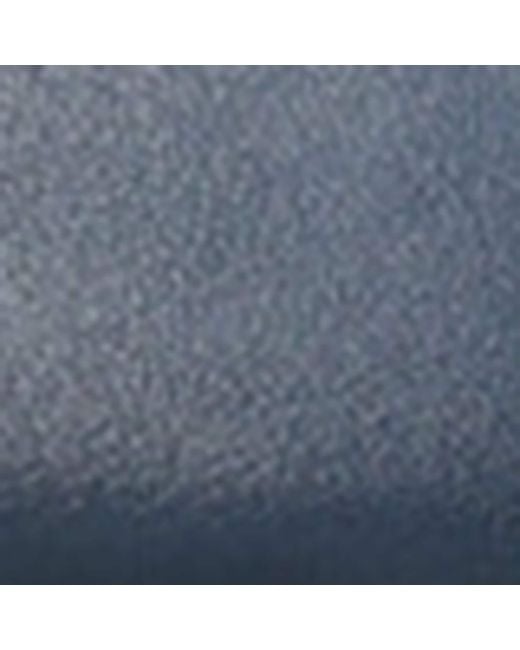 Santoni Blue Leather Cashmere-Lined Carlos Loafers for men