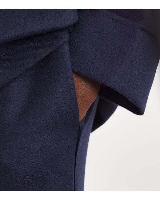 Olivia Von Halle Blue Cashmere Vanderbilt Pyjamas