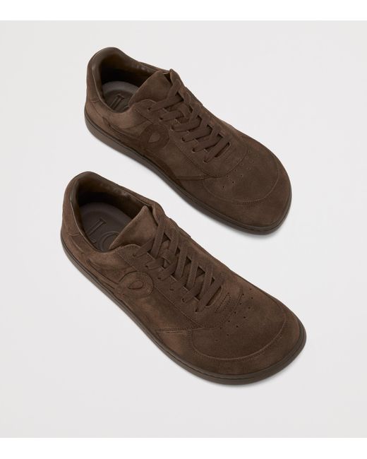 Loewe Brown Suede Jambo Sneakers