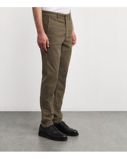 Rag & Bone Green Stretch-Cotton Fit 2 Slim Chinos for men