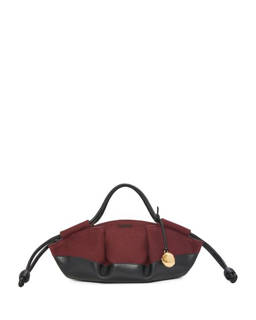 Loewe Brown Small Leather Paseo Top-handle Bag