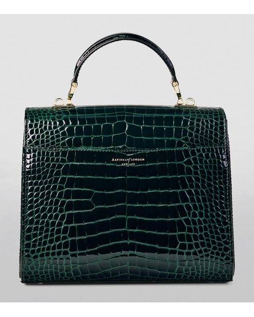 Aspinal Green Mayfair Top-Handle Bag
