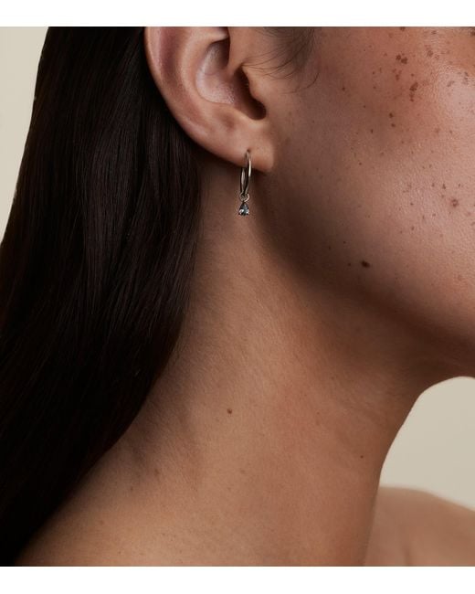 Astrid & Miyu Blue And Alexandrite Birthstone Earring Charm