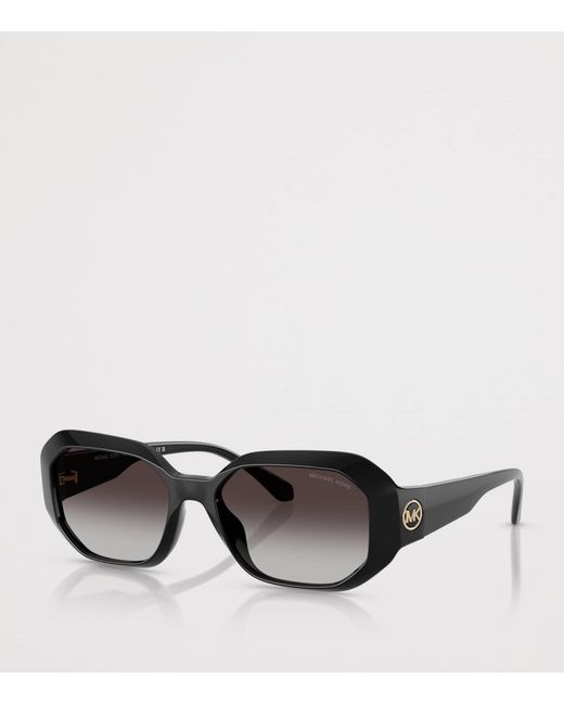 Michael Kors Brown Siesta Key Rectangle Sunglasses