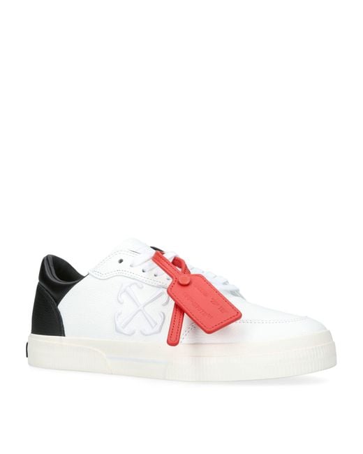 Off-White c/o Virgil Abloh White Leather New Vulcanized Low-top Sneakers for men