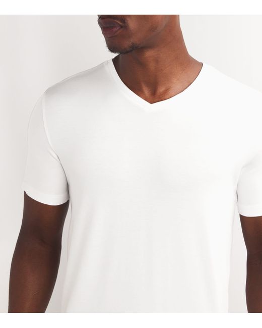 Falke White Daily Comfort T-Shirt for men