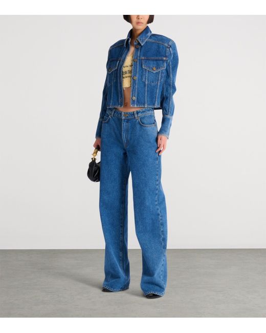 Balmain Blue Denim Jackets