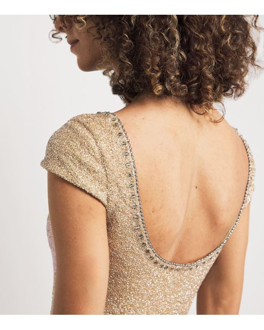 low backless dress La Marie Olivia Mini Dress (Peach) – Rent To Dress NZ main image 0