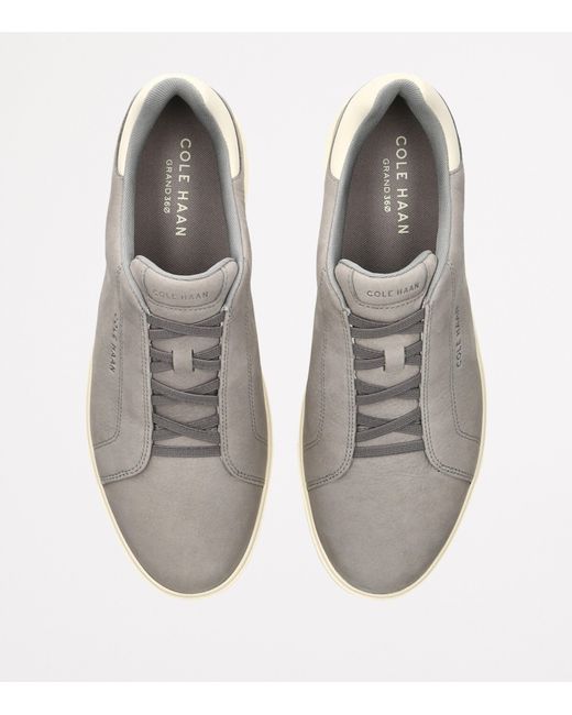Cole Haan Brown Suede Grandprø Low-Top Sneakers for men