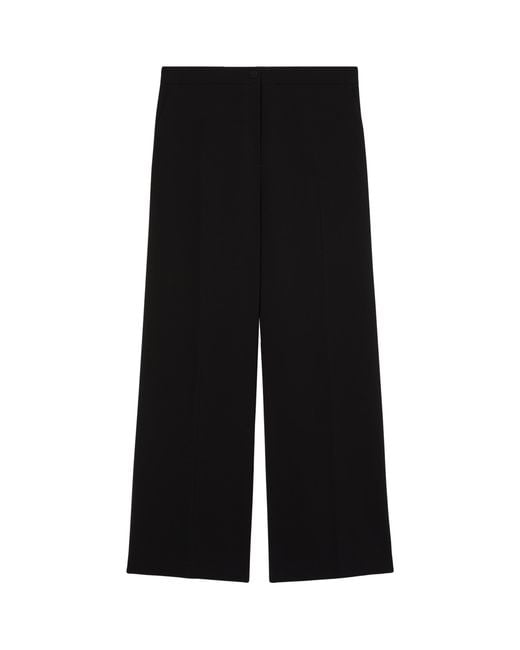 Marina Rinaldi Black Afosi Wide-Leg Trousers