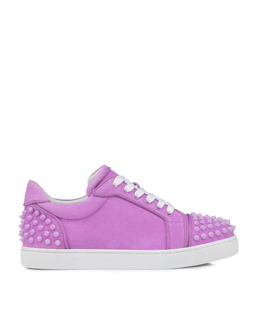 Louboutin trainers pink hotsell