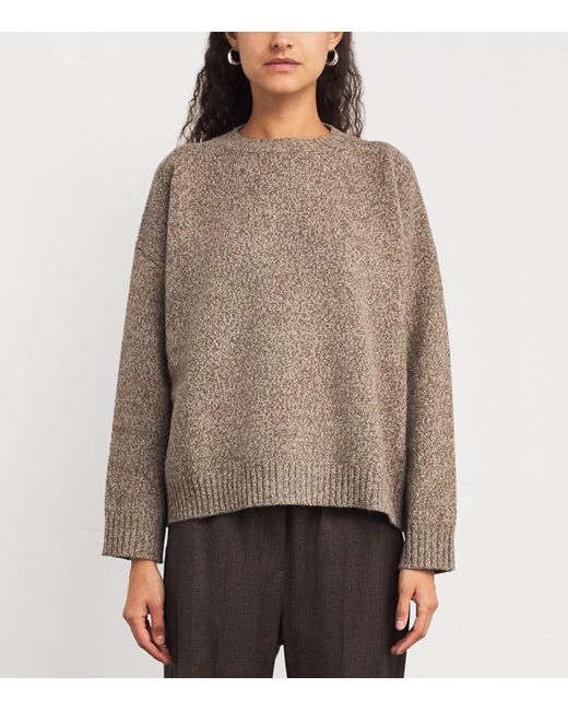 Weekend by Maxmara Brown Virgin Wool Sweater