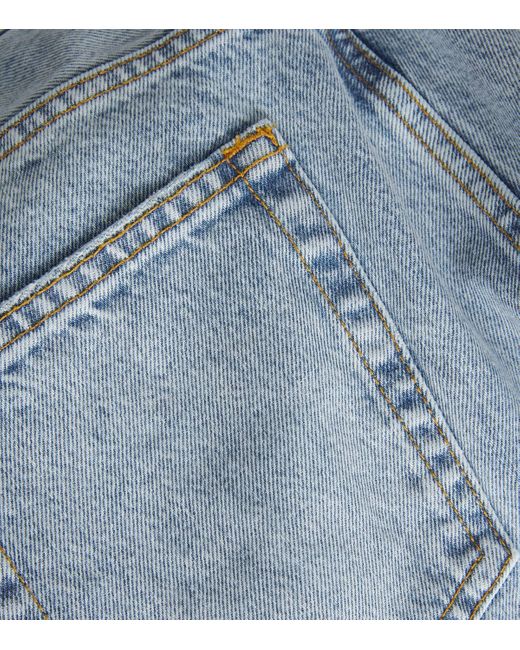 FRAME Blue The Bubble Barrel Jeans