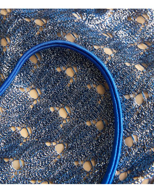 Missoni Blue Open-knit Bikini
