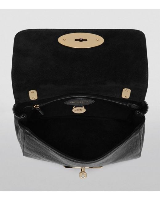 Mulberry Black Leather Lily Shoulder Bag