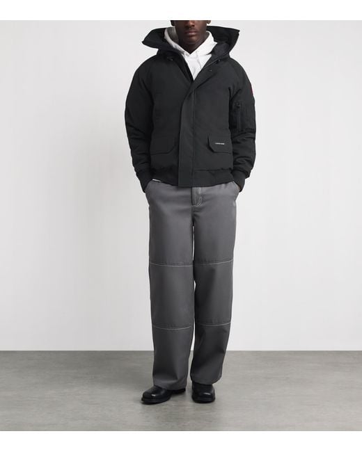 Canada Goose Black Chilliwack Down Bomber Jacket for men