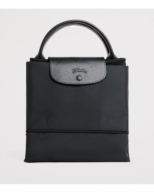 Longchamp Black Le Pliage One Expandable Travel Bag for men