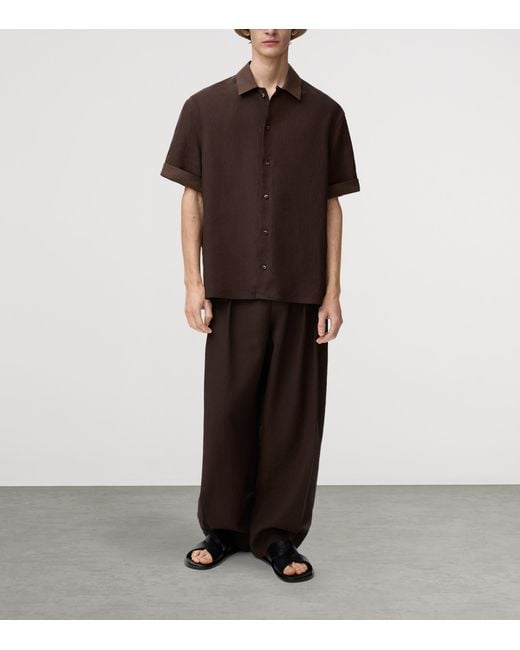 Loewe Brown X Paula's Ibiza Linen-Blend Shirt for men