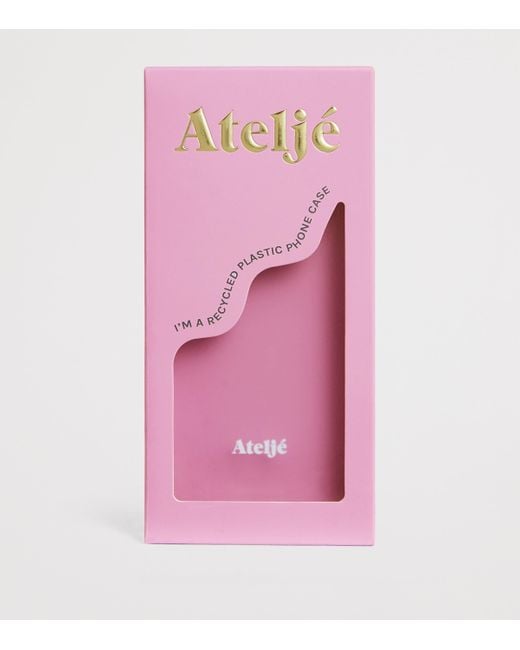 Atelje71 White Recycled Transparent Iphone 15 Pro Max Case