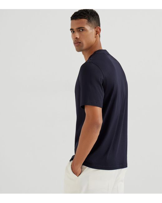 Brunello Cucinelli Black T-Shirts for men
