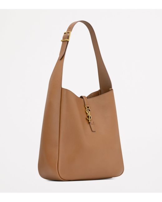 Saint Laurent Brown Large Calfskin Le 5 À 7 Shoulder Bag