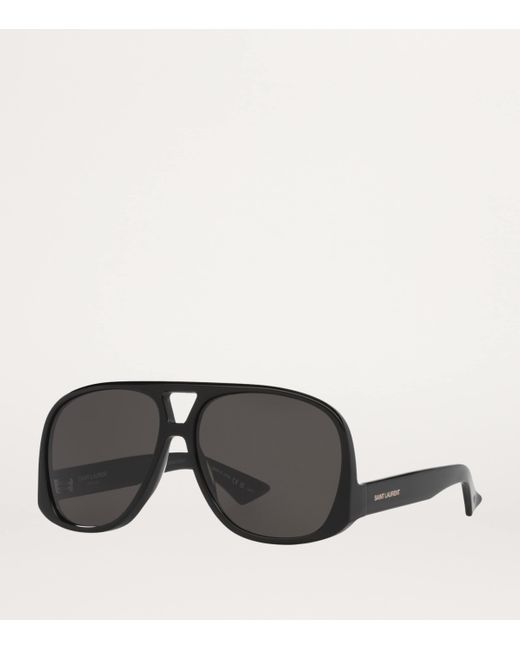 Saint Laurent Gray Acetate Sl 652 Sunglasses