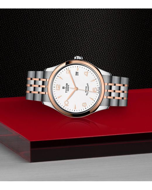 Tudor Metallic 1926 Stainless Steel And Rose Watch for men