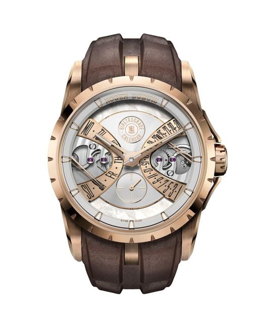 Roger Dubuis Metallic Excalibur Biretrograde Calendar Watch for men