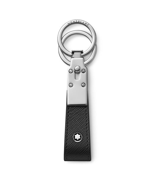 Montblanc White Leather Loop Sartorial Keyring for men