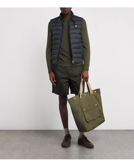 Belstaff Blue Circuit Down Gilet for men