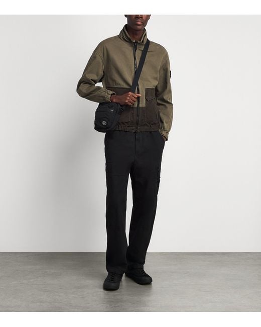 Stone Island Green Nylon Technical Compass Jacket for men