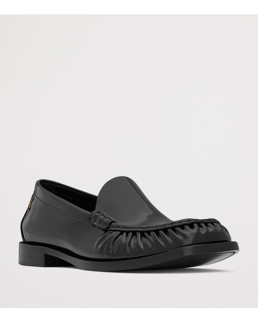 Saint Laurent Black Calfskin Theobald Loafers for men