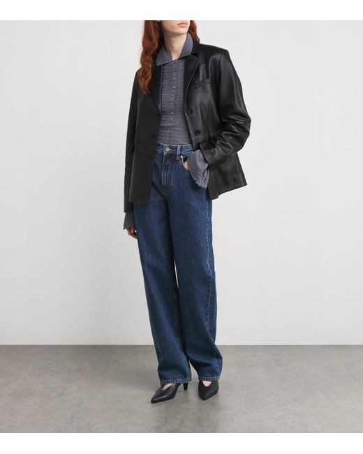 Loulou de Saison Blue Samur Straight Jeans