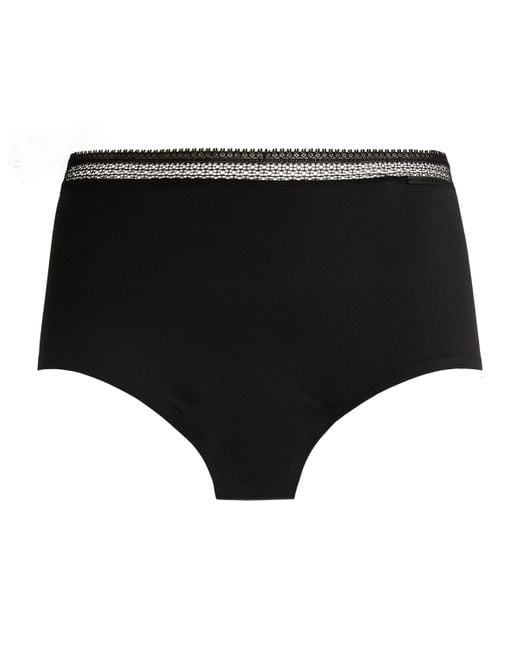 Chantelle Black High-Rise Period Life Briefs