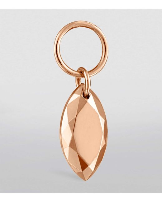 Maria Tash Metallic Faceted Marquise Charm
