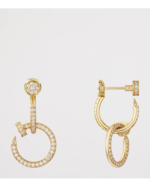 Cartier Metallic And Diamond Juste Un Clou Earrings