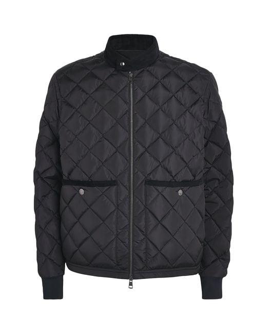Moncler Black Down Eclal Bomber Jacket for men