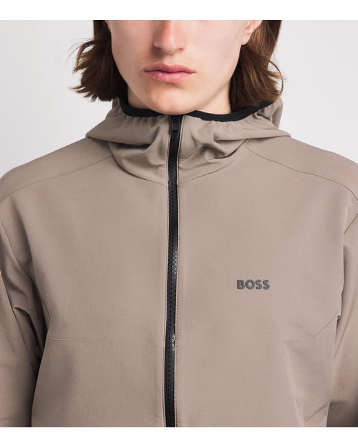Boss Brown Water-Resistant Commuter Pro Jacket for men