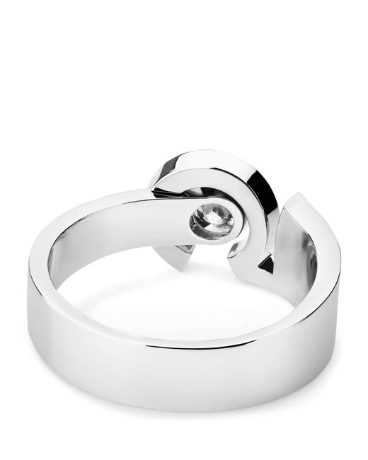 Chanel White And Diamond N˚5 Ring